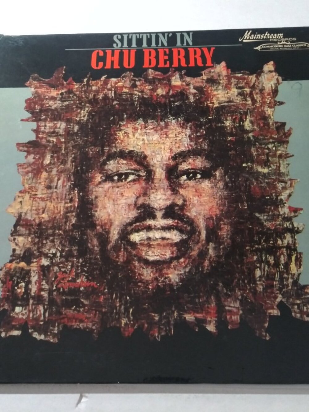 Chu Berry – Sittin' In VG+ Original Mono Mainstream 56038 Record 1965 SWING JAZZ
